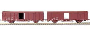 DR 2er-Set G�terwagen Gbs [15 - Exact Train EX20467 Spur H0